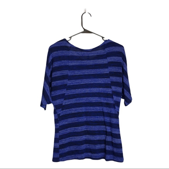 New Directions Blue and Black Shirt Size Small - Picture 2 of 3